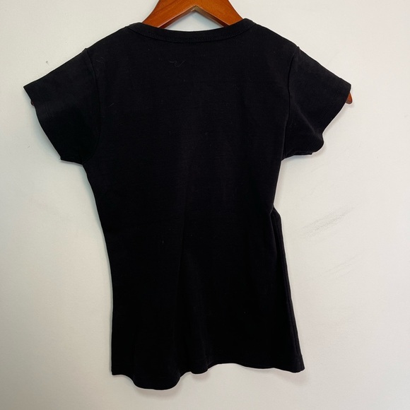 Little Miss Lyon Vinrage Black T-Shirt kids 12 years - Picture 4 of 4